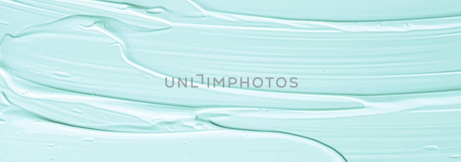 Mint cosmetic texture background, make-up and skincare cosmetics cream product, luxury beauty brand, holiday flatlay design or abstract wall art and paint strokes.