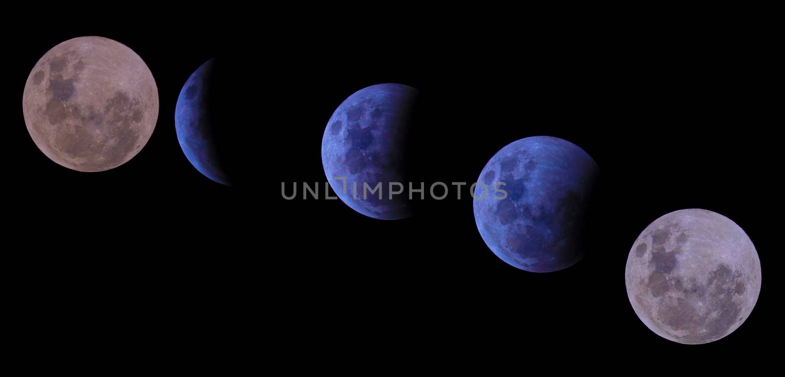 Photograph of a total lunar eclipse from the east coast of Australia by WittkePhotos