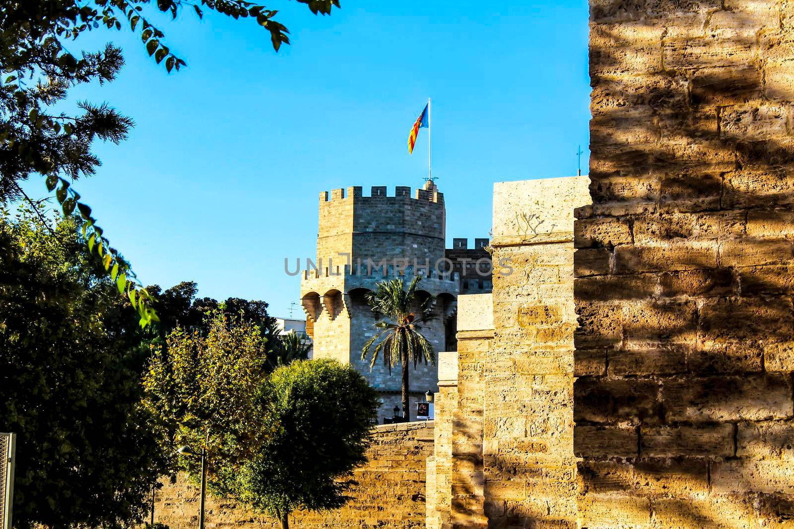 Fortress and tower in Valencia, Spain