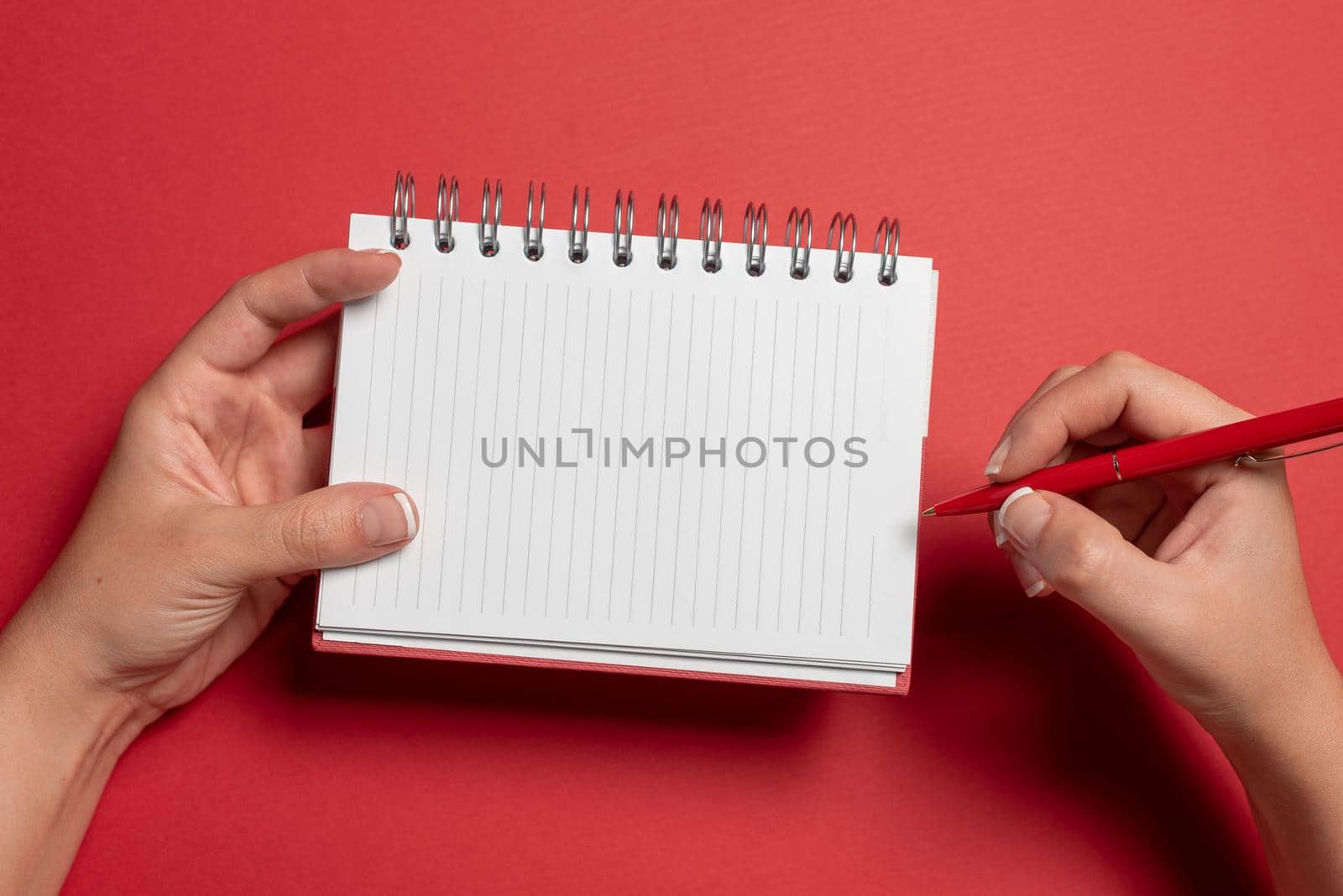 Writing New Ideas Telling Message And Informations Taking Important Notes