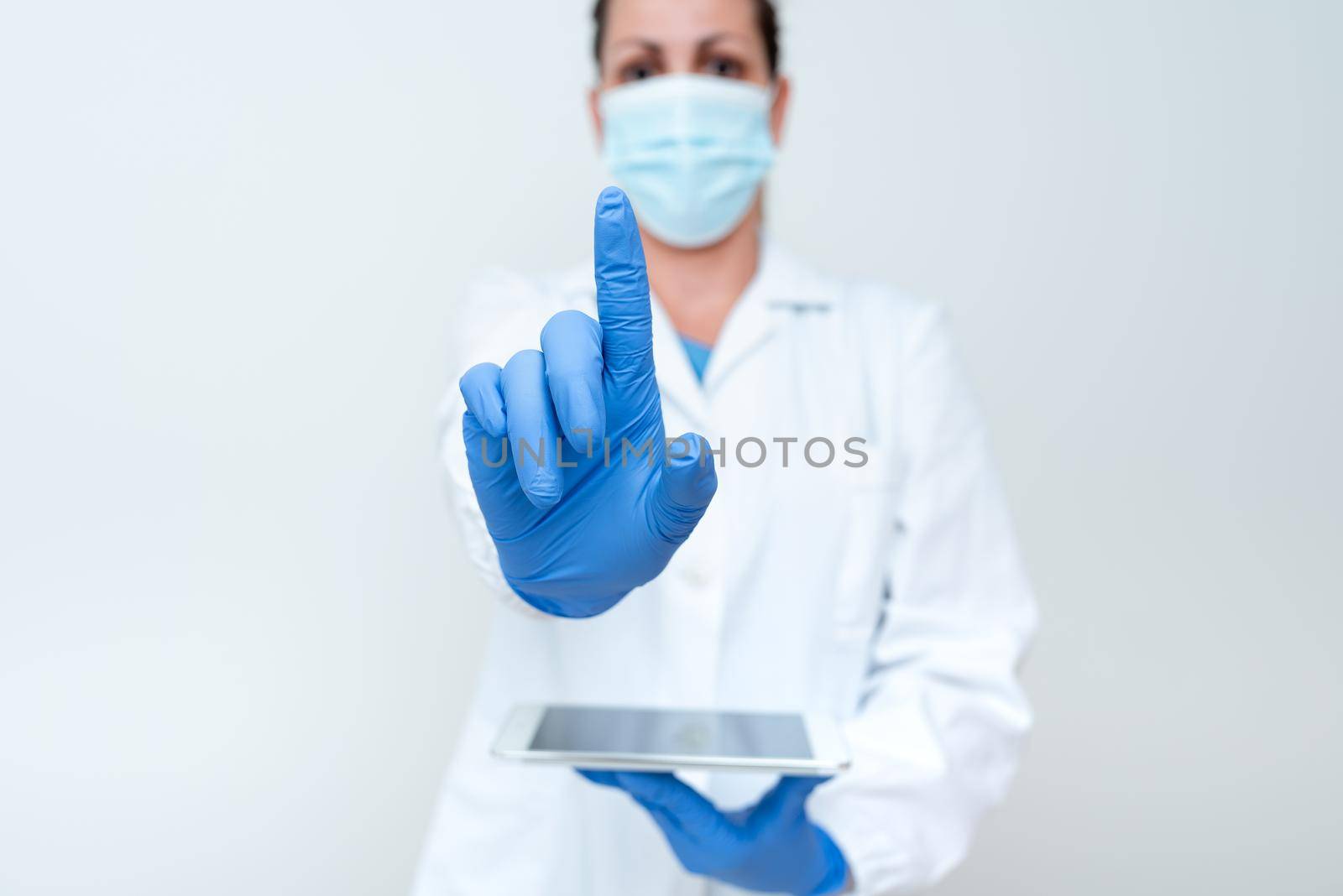 Demonstrating Medical Techology Presenting New Scientific Discovery