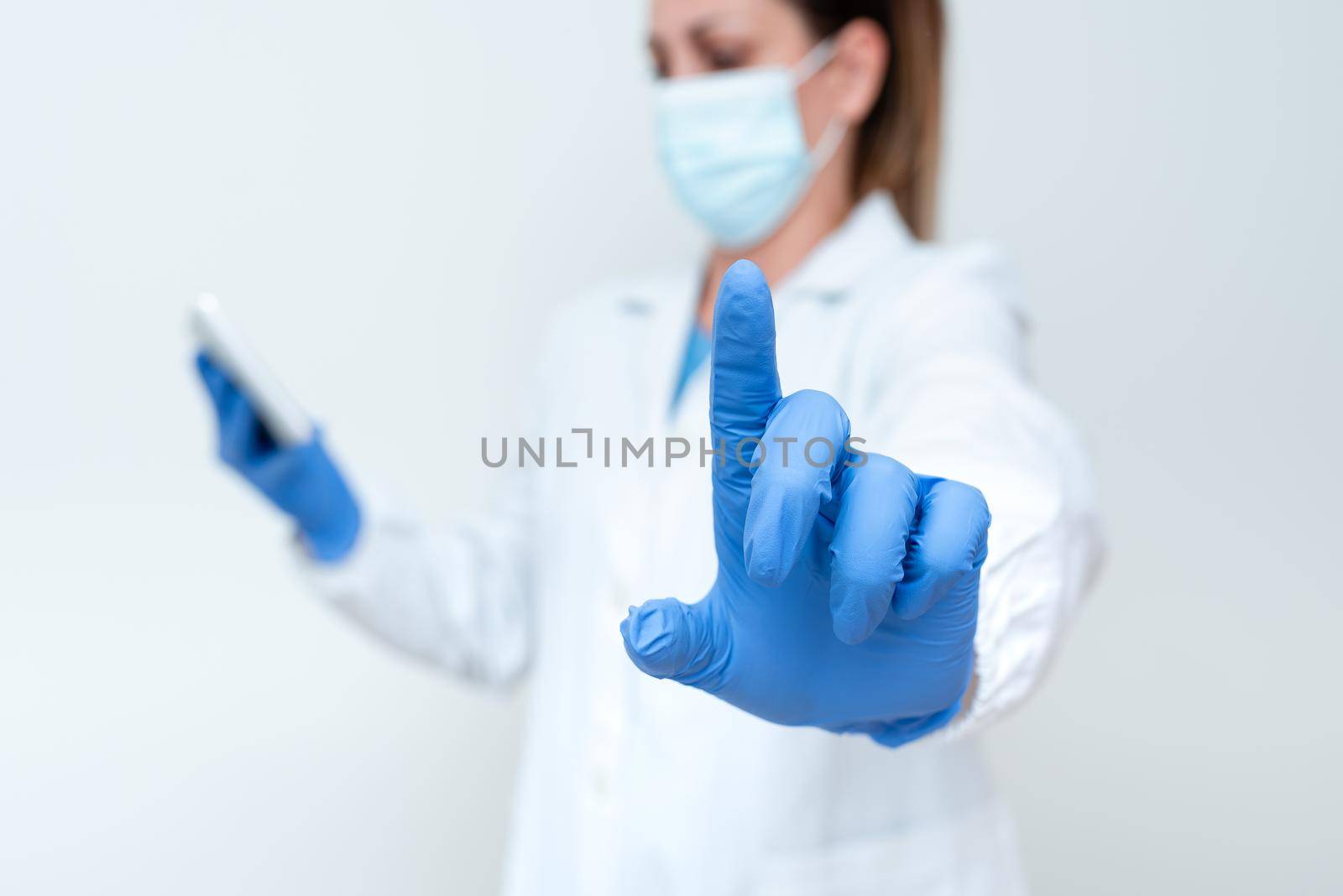 Demonstrating Medical Techology Presenting New Scientific Discovery