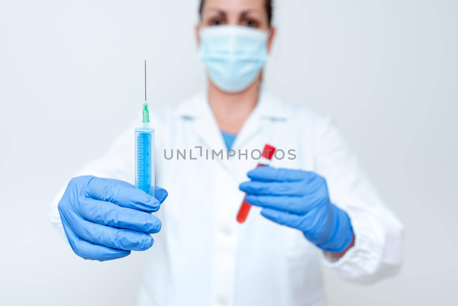Testing New Vaccine For The Virus Presenting Vaccination Clinical Trials