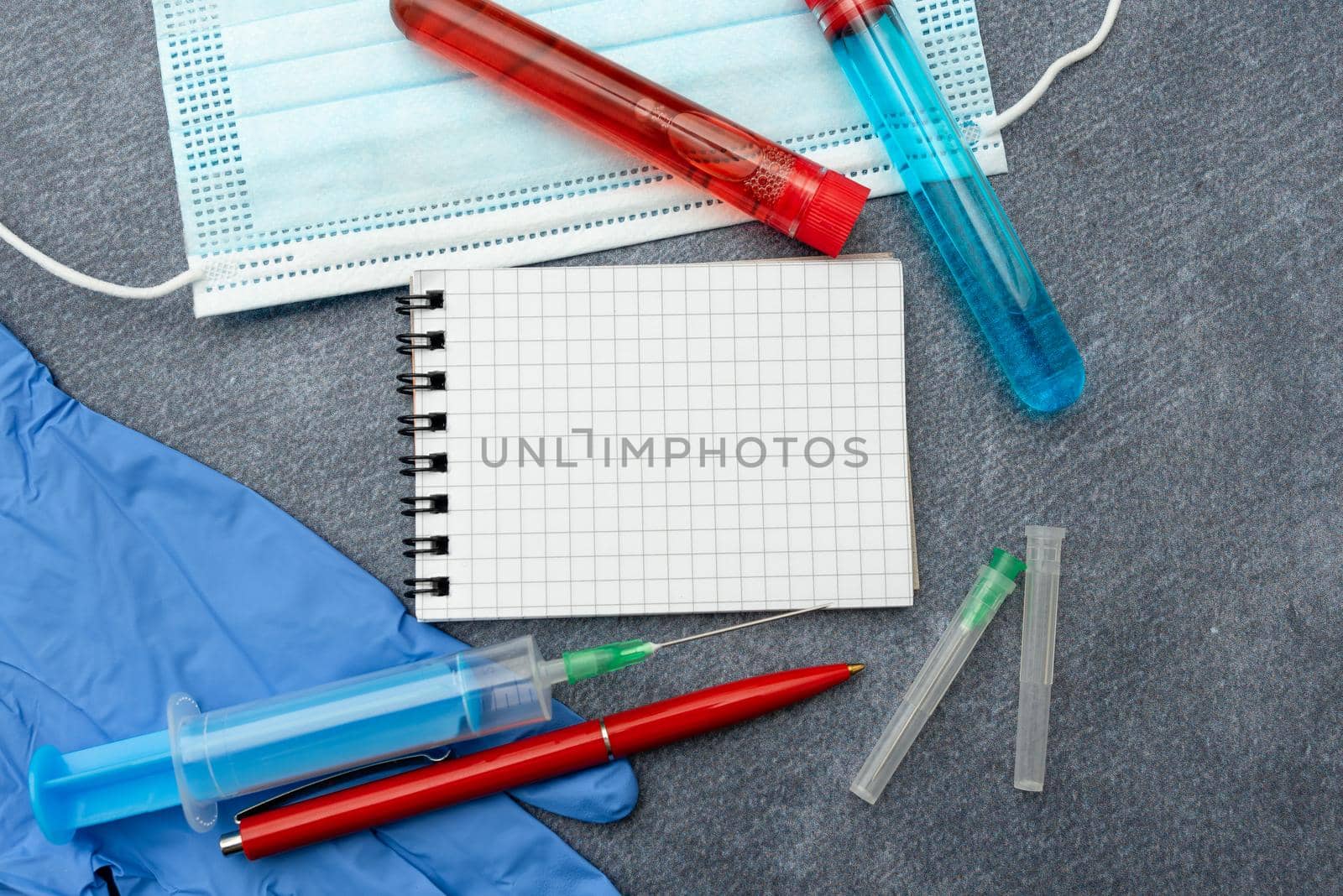 Writing Prescription Medicine Laboratory Testing And Analyzing Infections