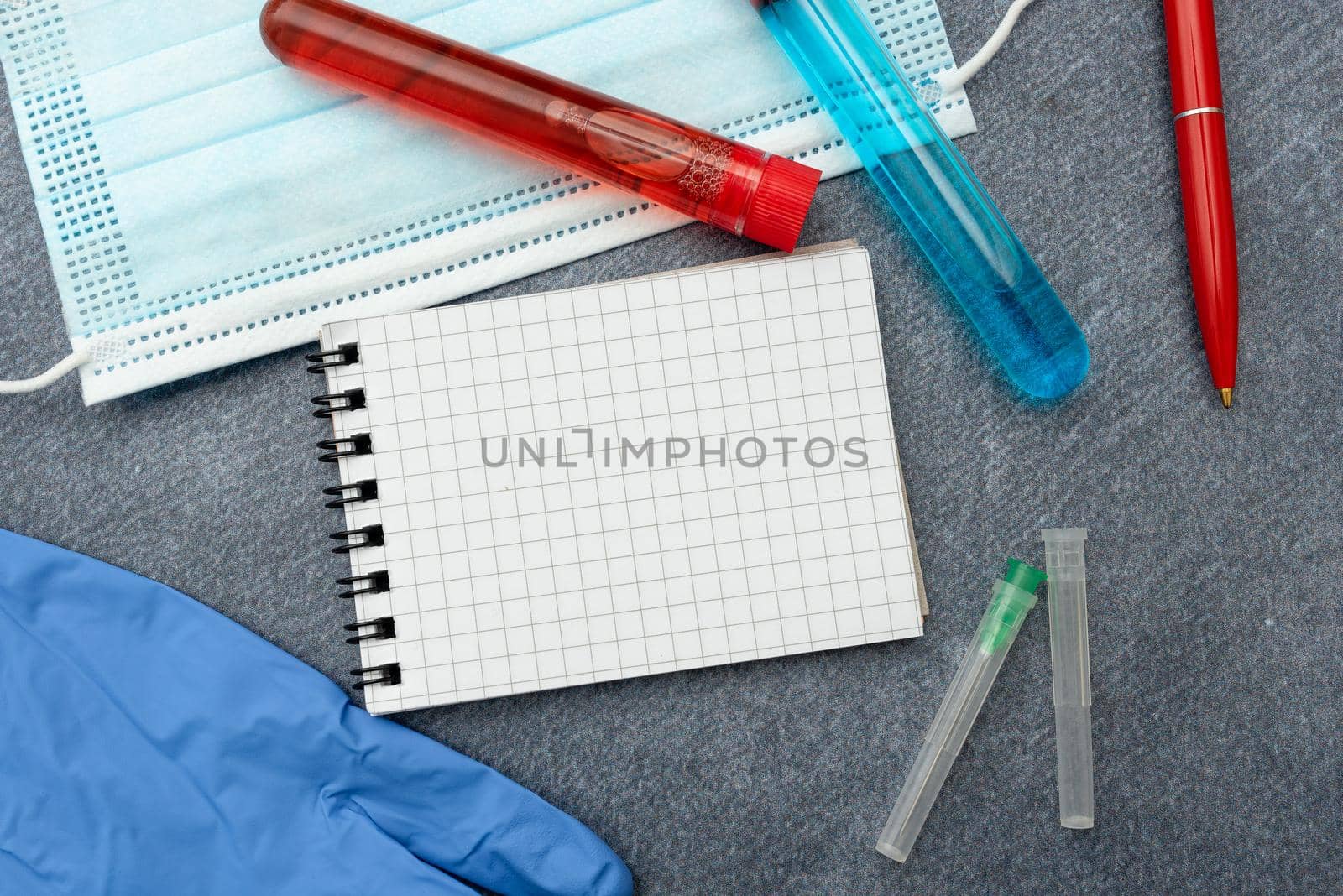 Writing Prescription Medicine Laboratory Testing And Analyzing Infections