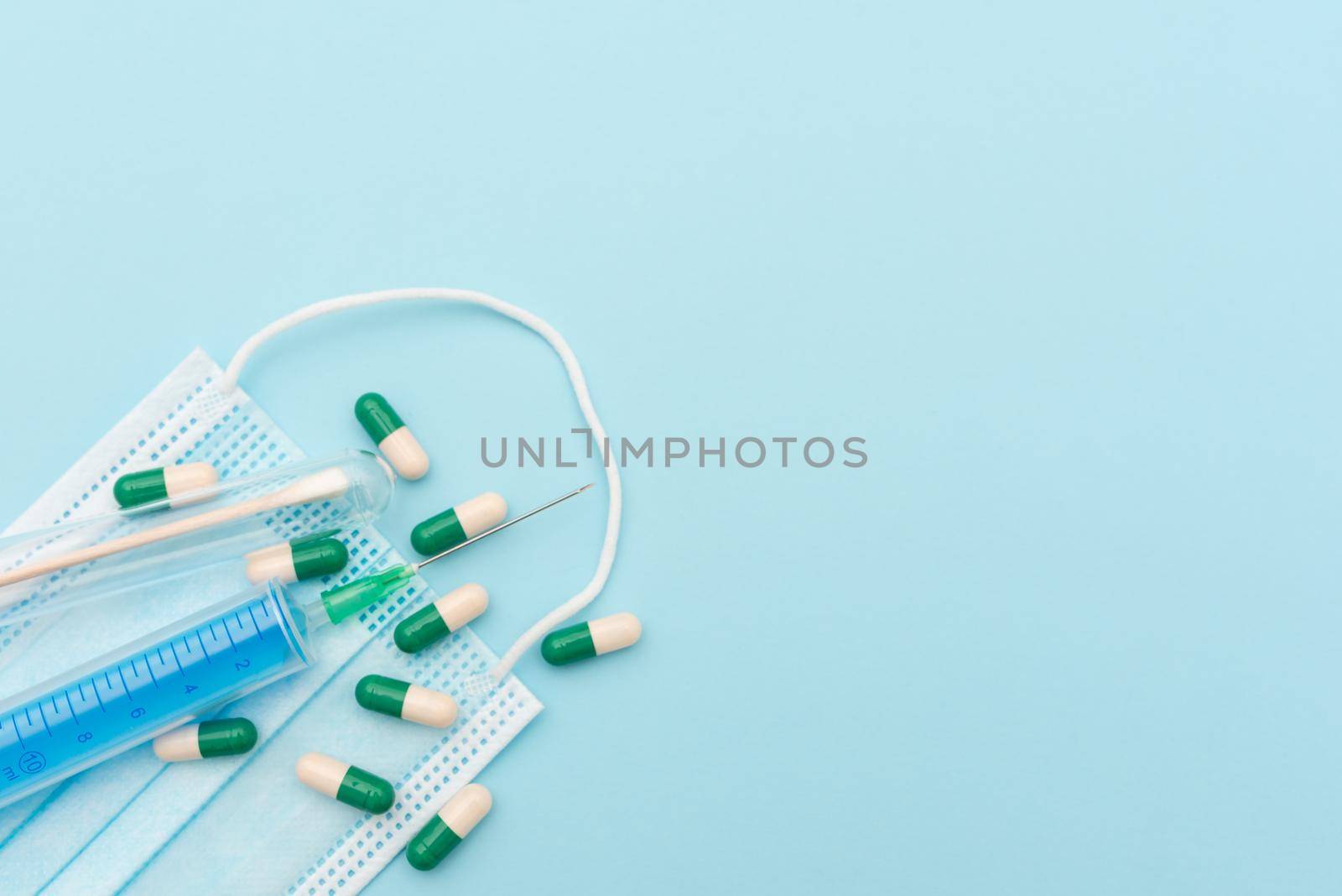 Prescribed Medicine Vitamines And Minerals Pills And Medical Supplies