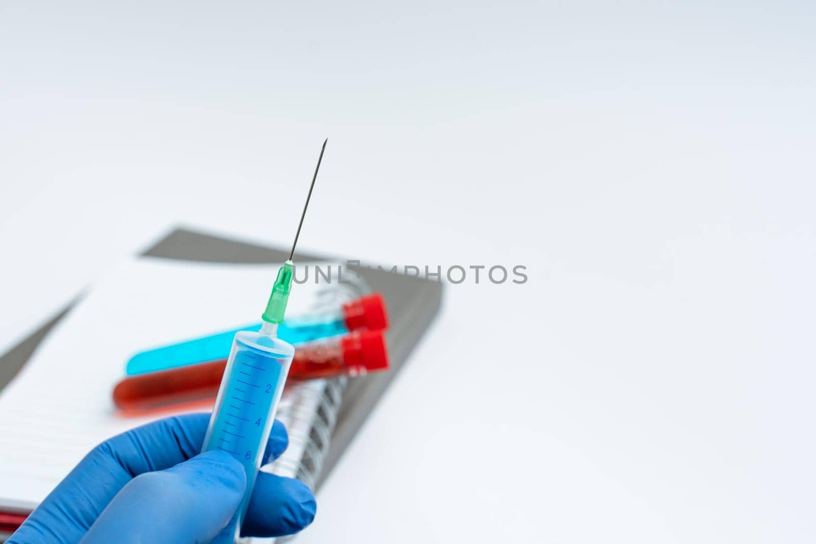 Writing Important Medical Notes Laboratory Testing Of New Virus Medicine
