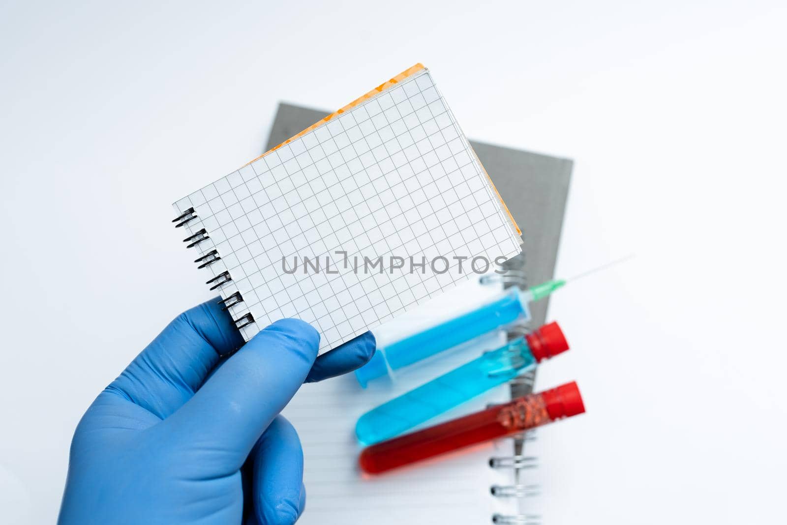 Writing Important Medical Notes Laboratory Testing Of New Virus Medicine