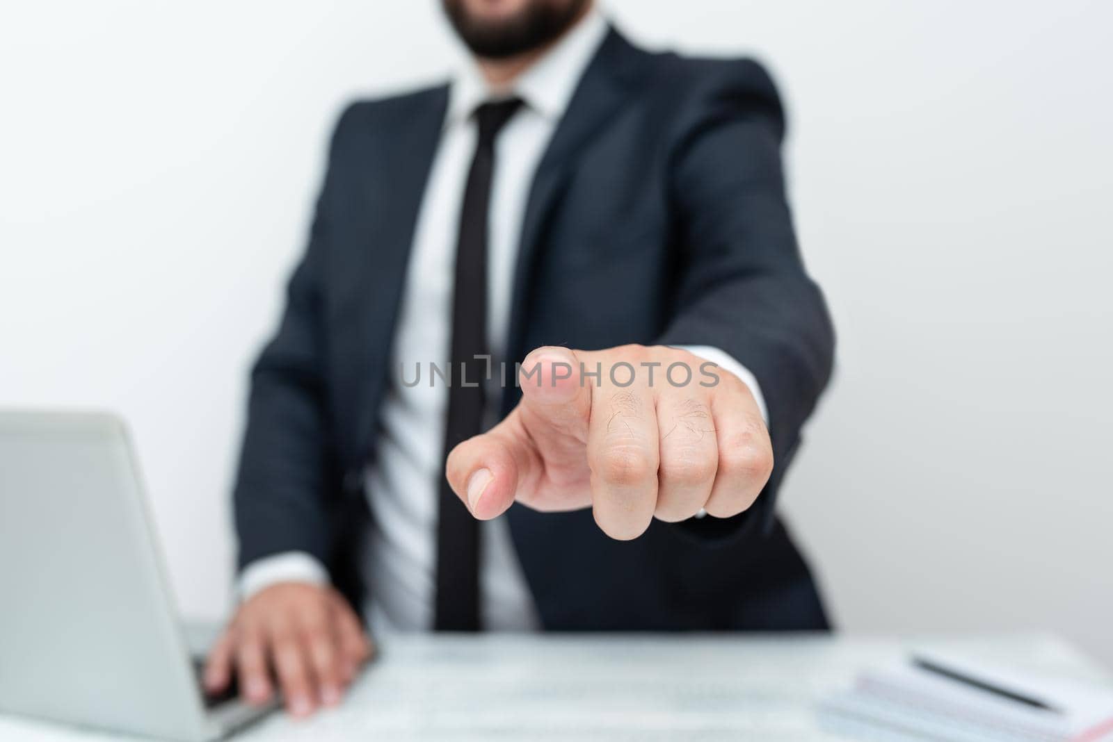 Remote Office Work Online Presenting Communication Technology