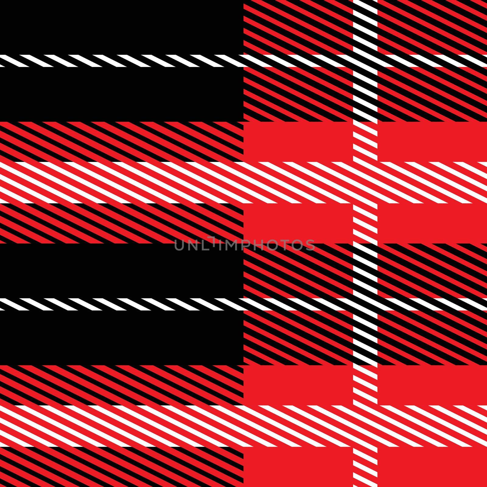 Red and black Scotland textile seamless pattern. Fabric texture check tartan plaid. Abstract geometric background for cloth, card, fabric. Monochrome repeating design. Modern squared ornament by allaku