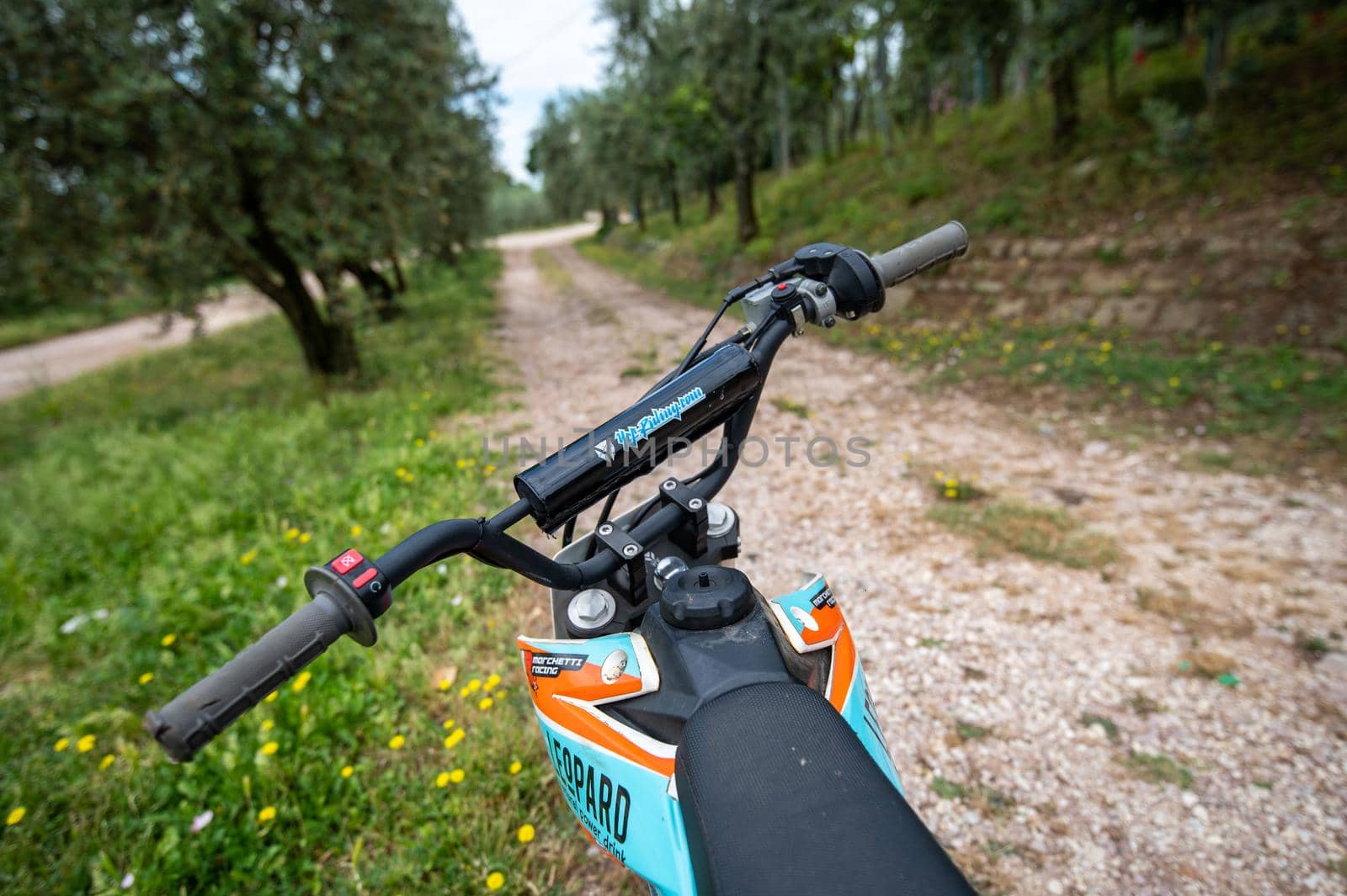 mini motocross handlebar detail by carfedeph