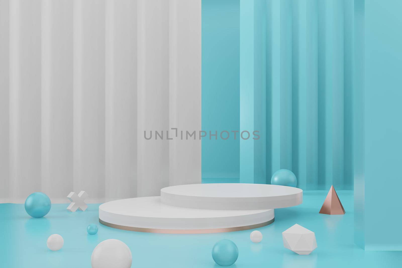 Premium minimal podium studio background for product display. Abstract Background Scene 3d Render for product advertise.