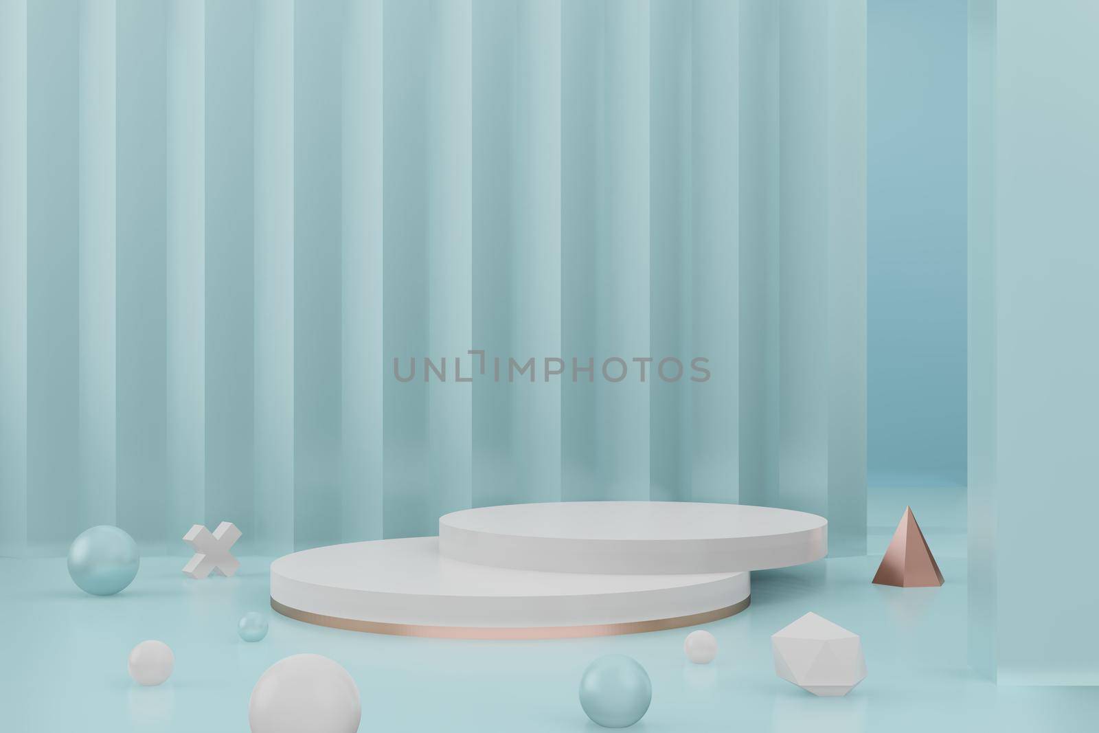 Premium minimal podium studio background for product display. Abstract Background Scene 3d Render for product advertise.