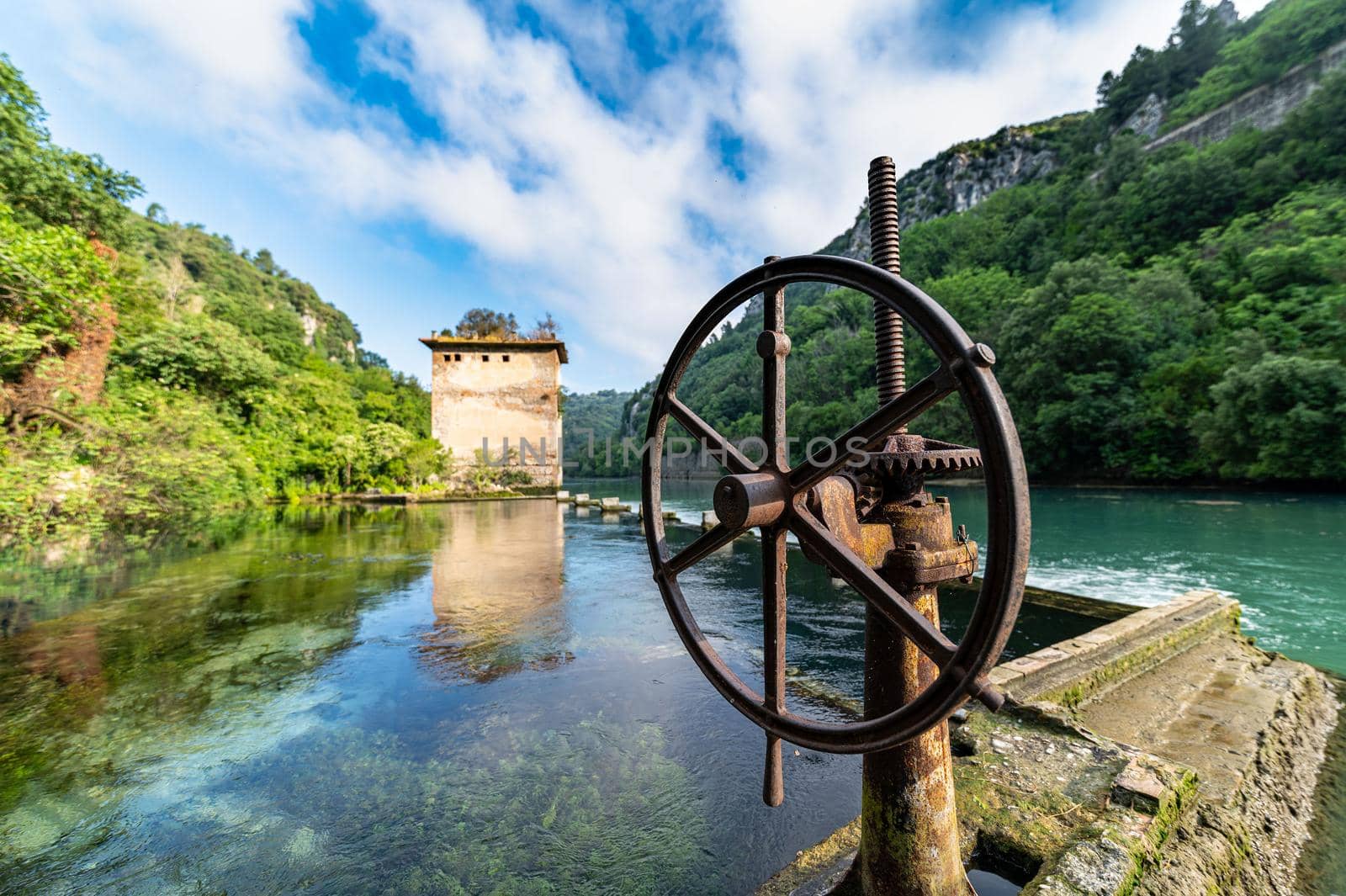 Stifone di Narni postoi characteristic for the blue water by carfedeph