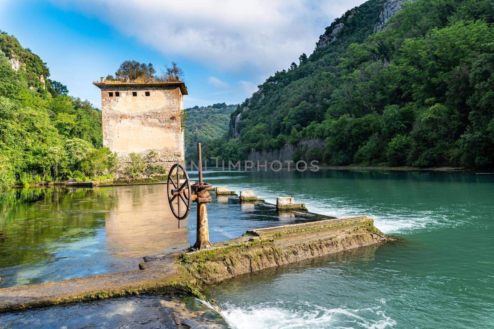 Stifone di Narni postoi characteristic for the blue water by carfedeph