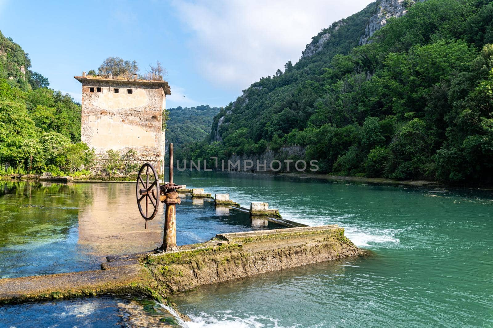 Stifone di Narni postoi characteristic for the blue water by carfedeph