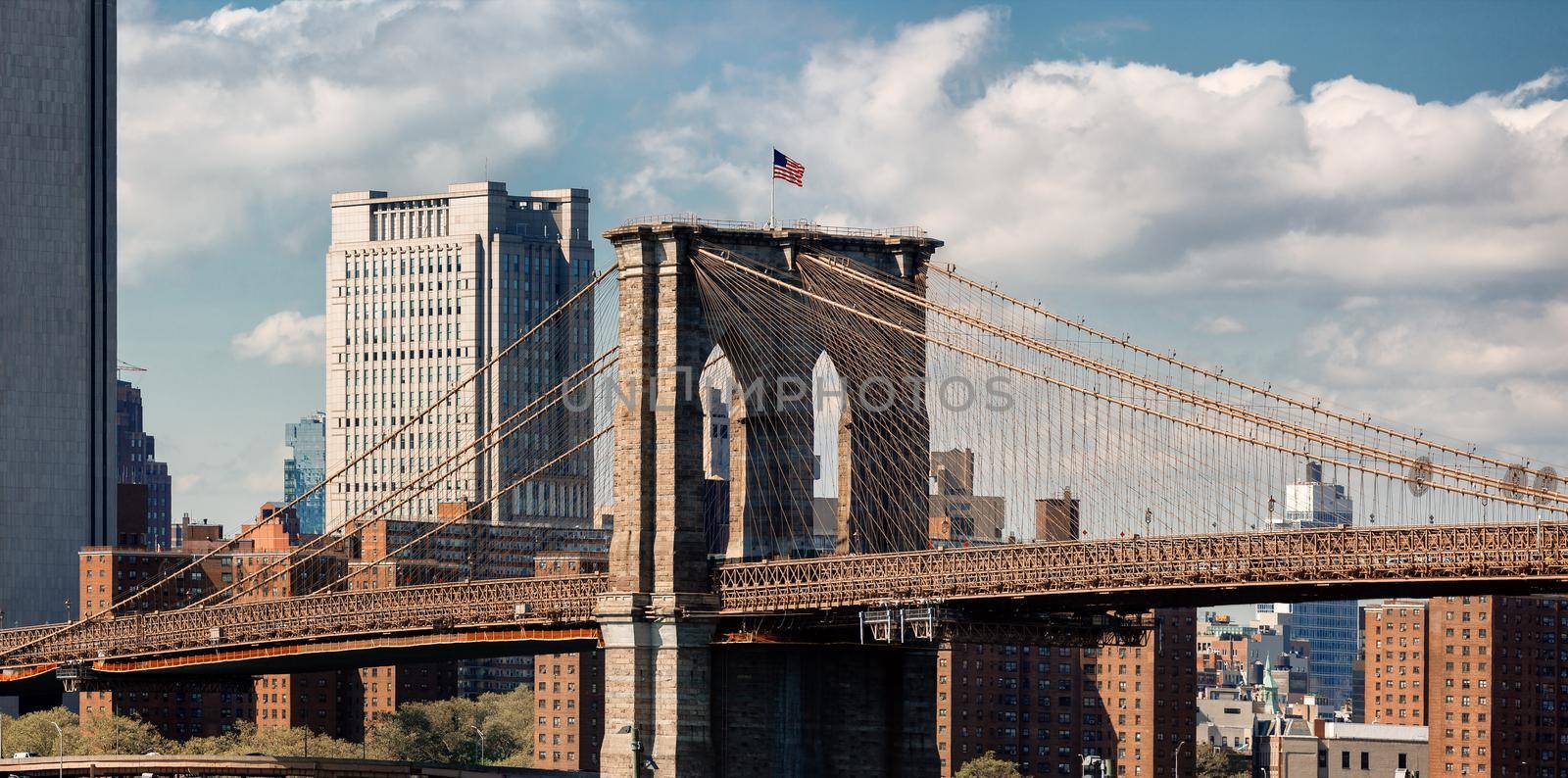 View of Brooklyn bridge  by palinchak