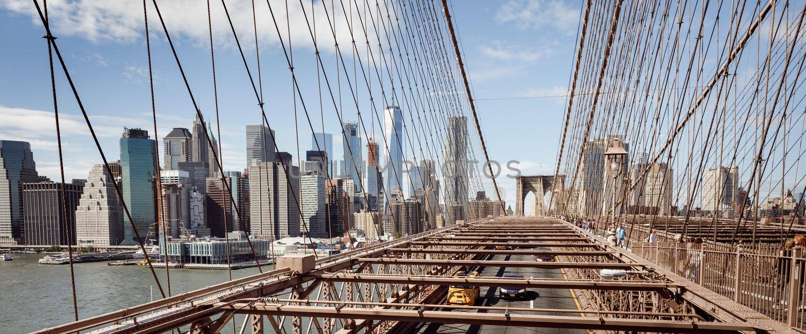  Brooklyn Bridge in New York City by palinchak