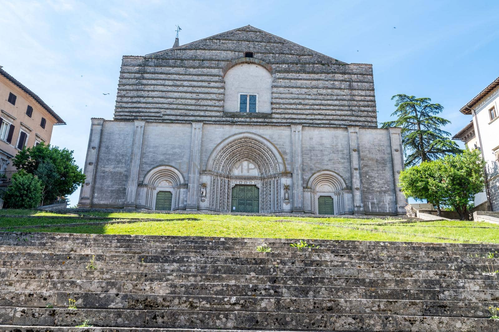 todi church of San Fortunato just inside the town of todi by carfedeph