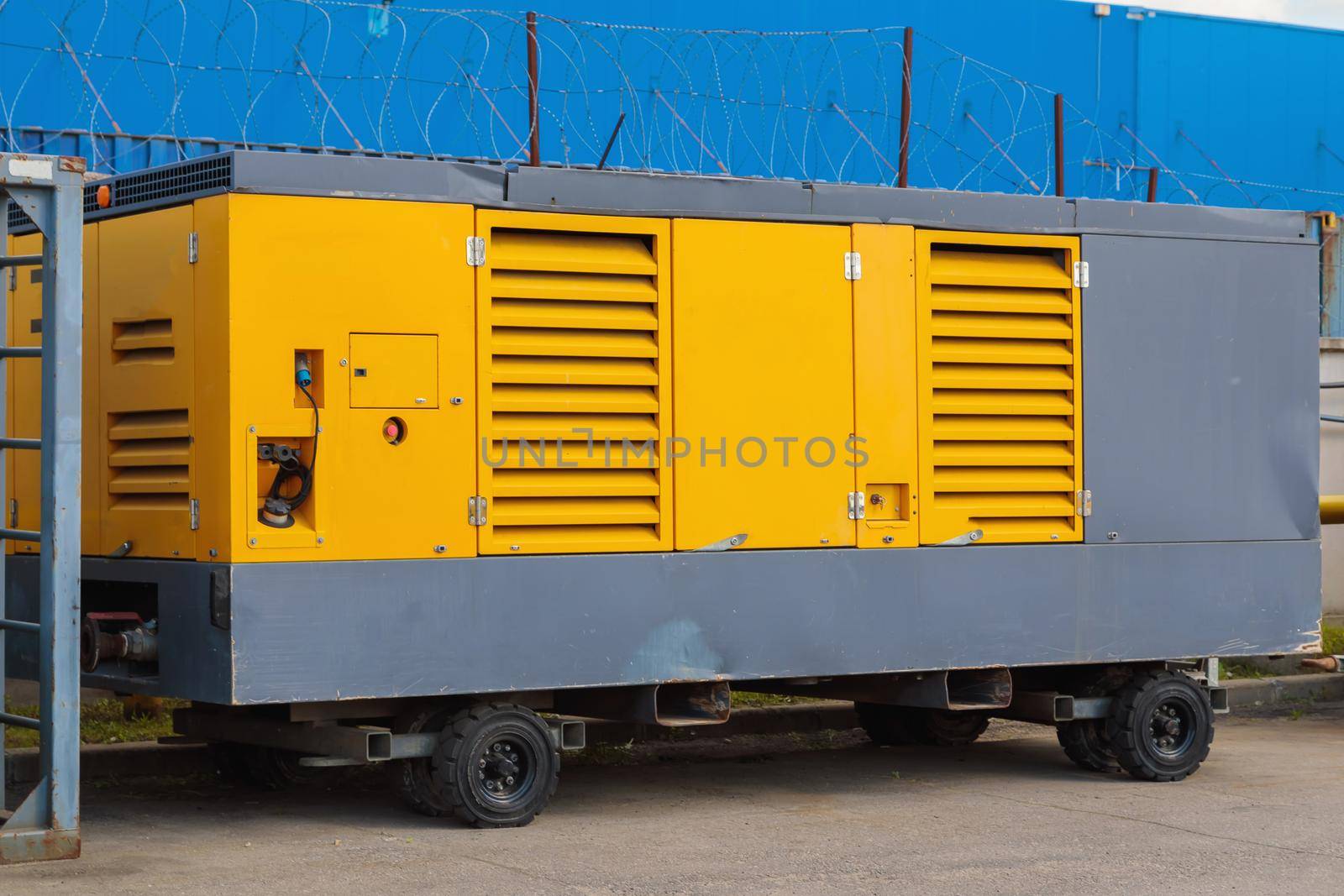 Diesel generator for general construction works and emergency services.