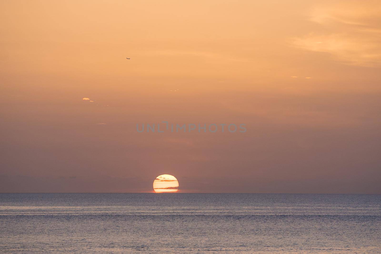 The end of the day in Cala Saona beach, Formentera, Spain