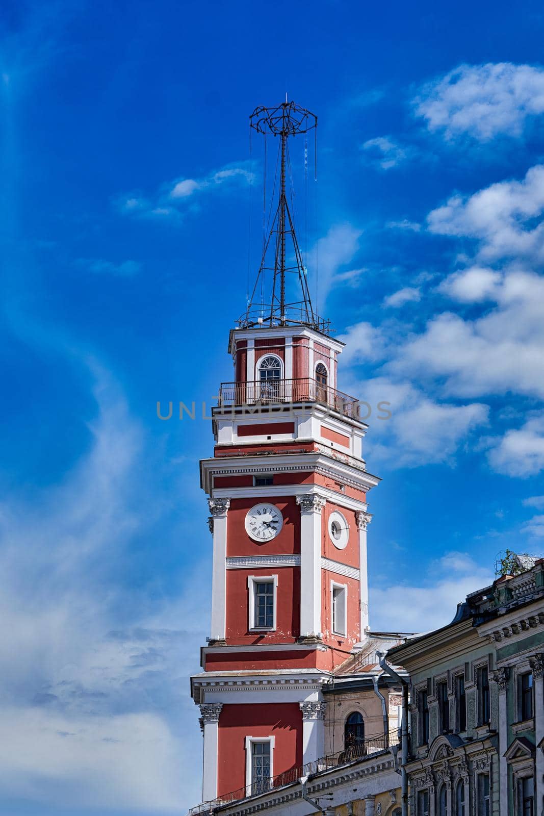 Tower of City Council building on Nevsky Prospect in St.Petersburg, Russia by vizland