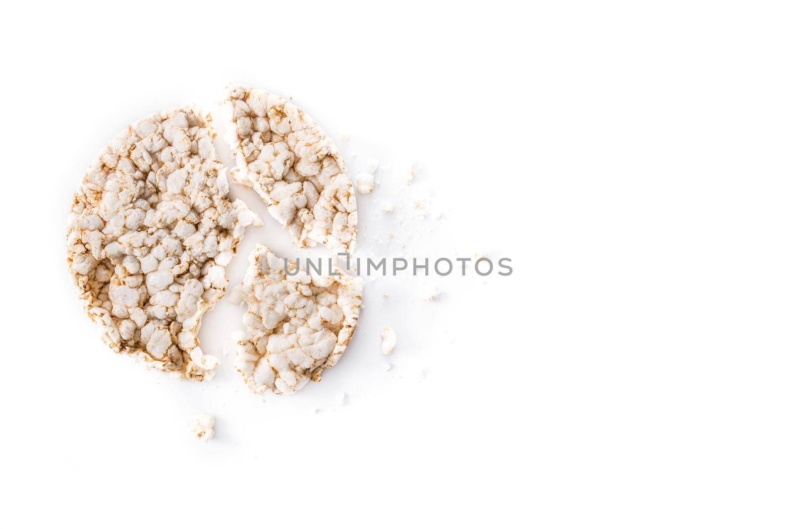 Pile of puffed rice cake by chandlervid85