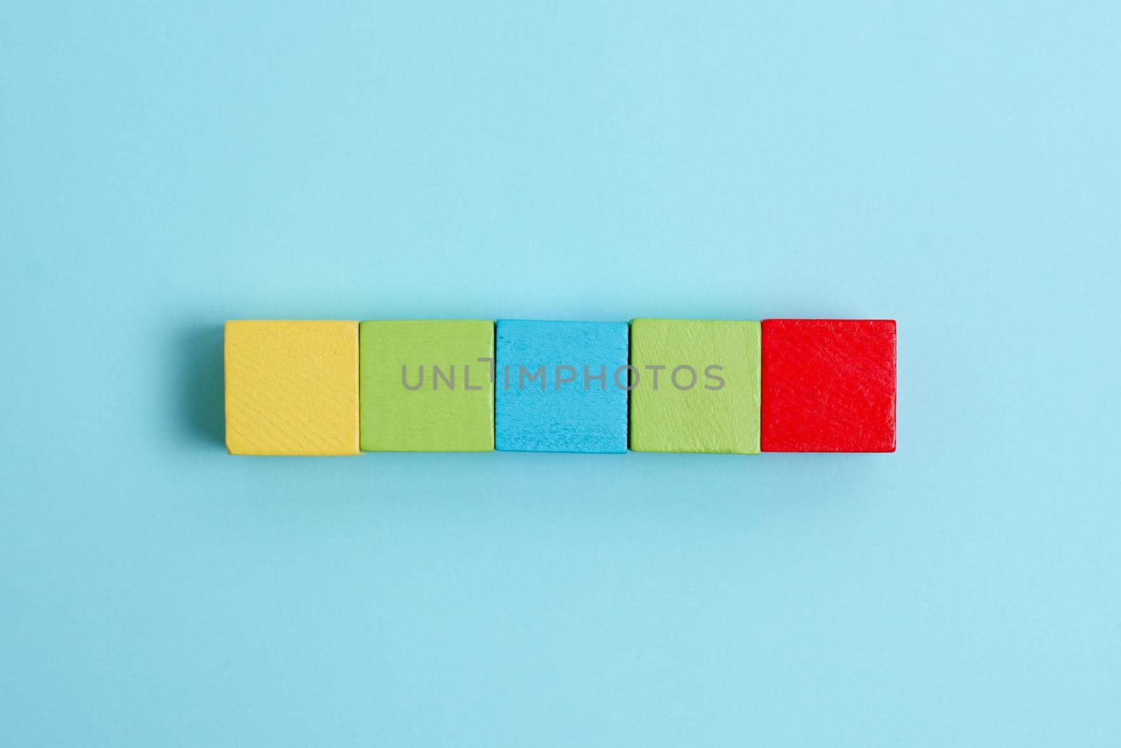 Stack of Sample Cube Rectangular Boxes On Surface Polished With Multi-Colour