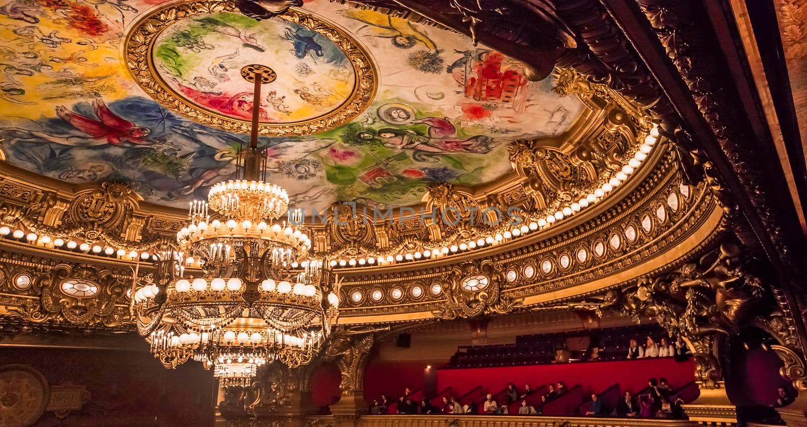 The Palais Garnier, Opera of Paris, interiors and details by photogolfer