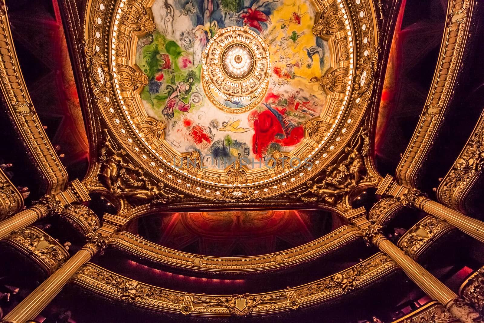 The Palais Garnier, Opera of Paris, interiors and details by photogolfer