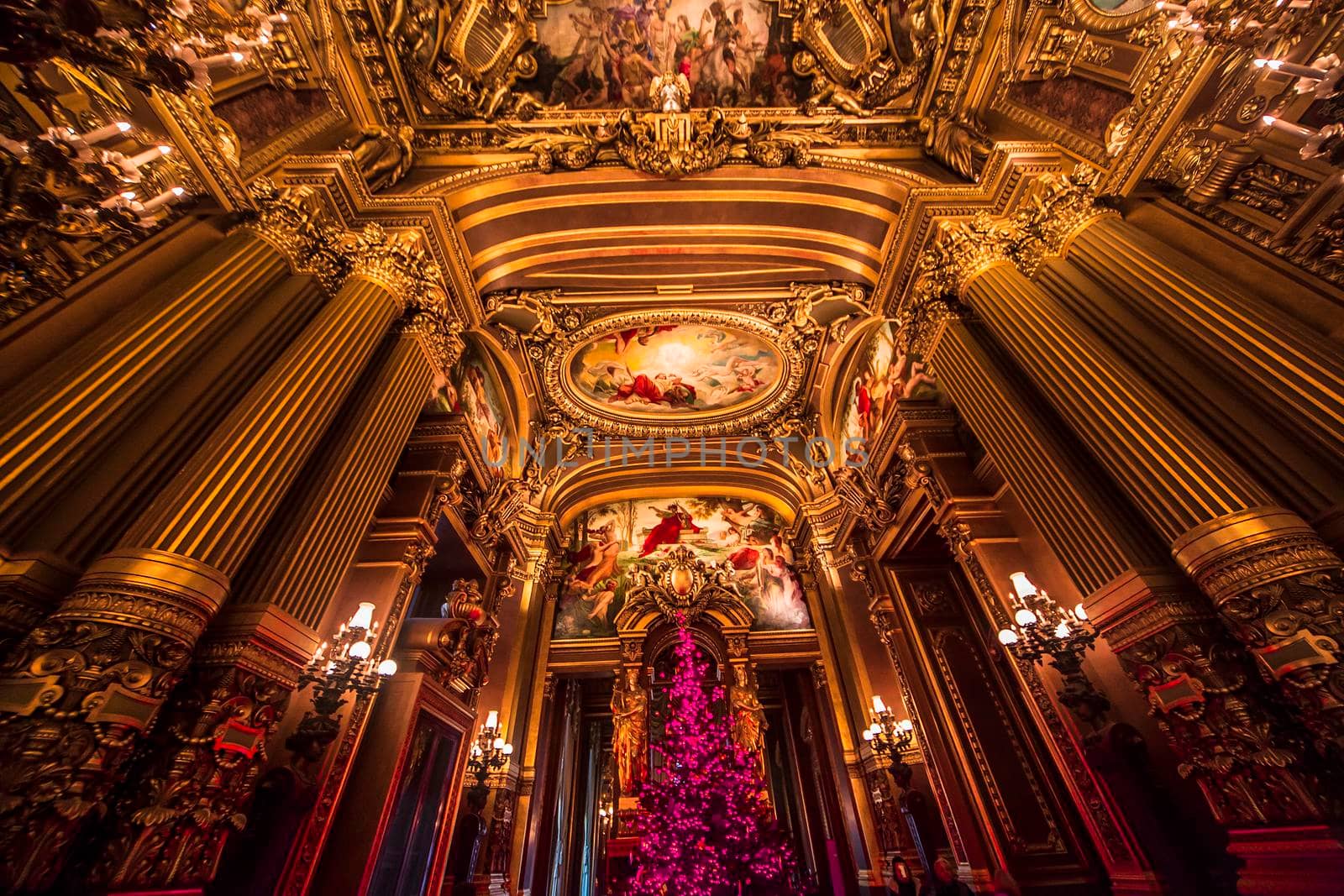 The Palais Garnier, Opera of Paris, interiors and details by photogolfer