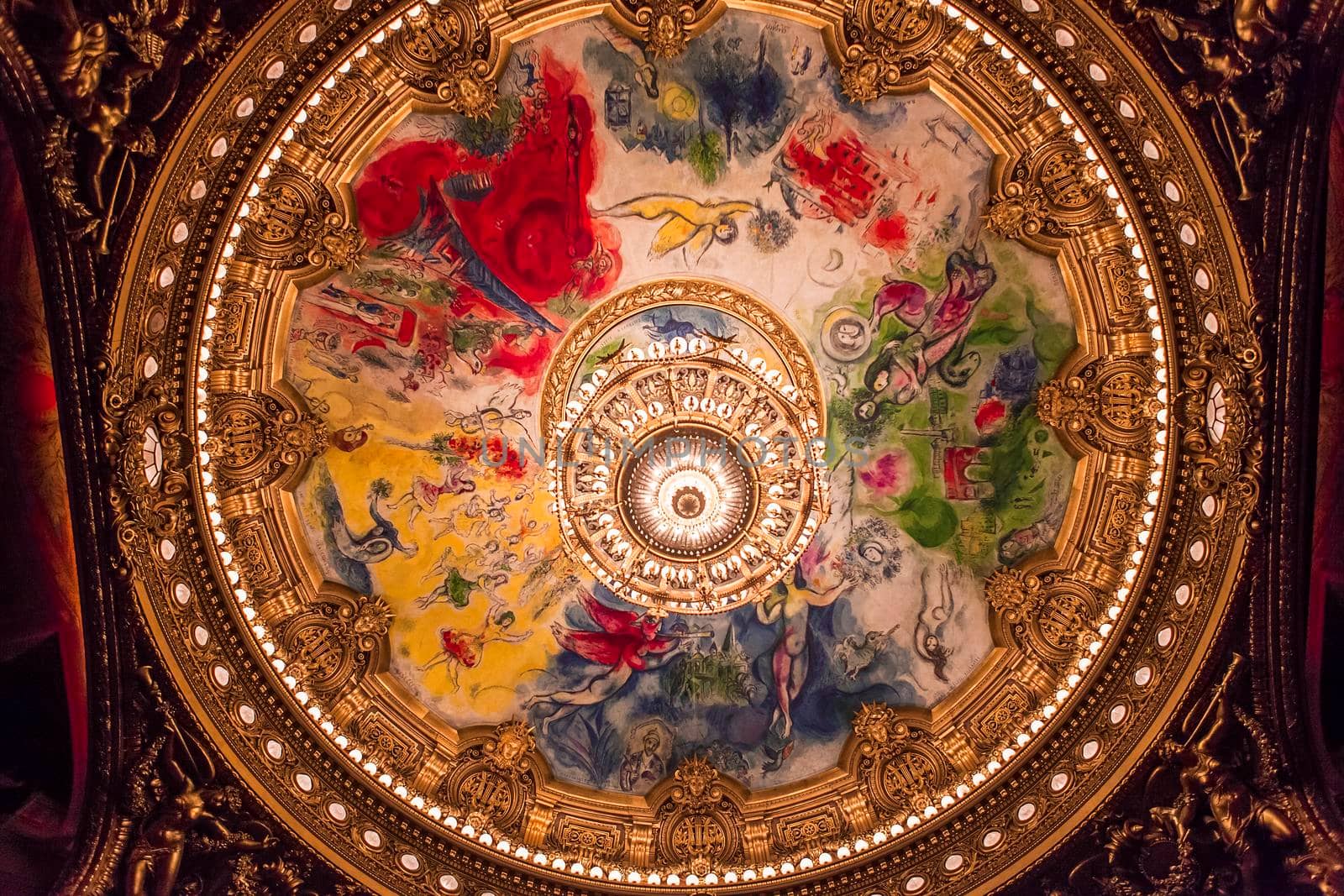The Palais Garnier, Opera of Paris, interiors and details by photogolfer