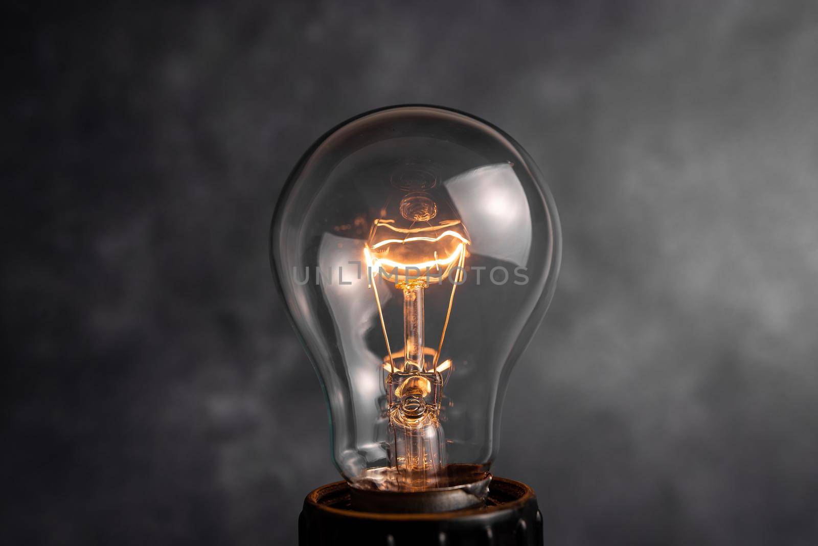 Realistic Colored Vintage Light Bulbs Idea Sign Solution Thinking Concept.