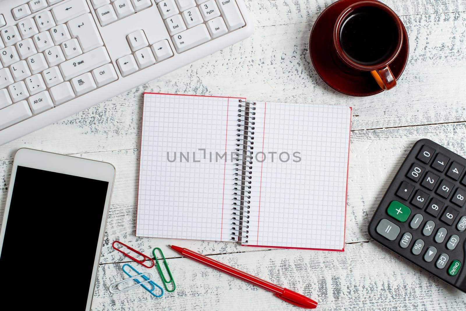 Display of Different Color Sticker Notes Arranged On Flat Lay Background