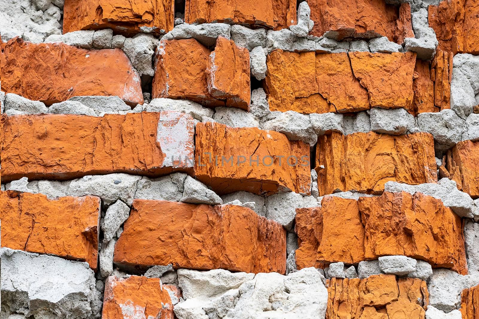 Red brick is a unique texture background.