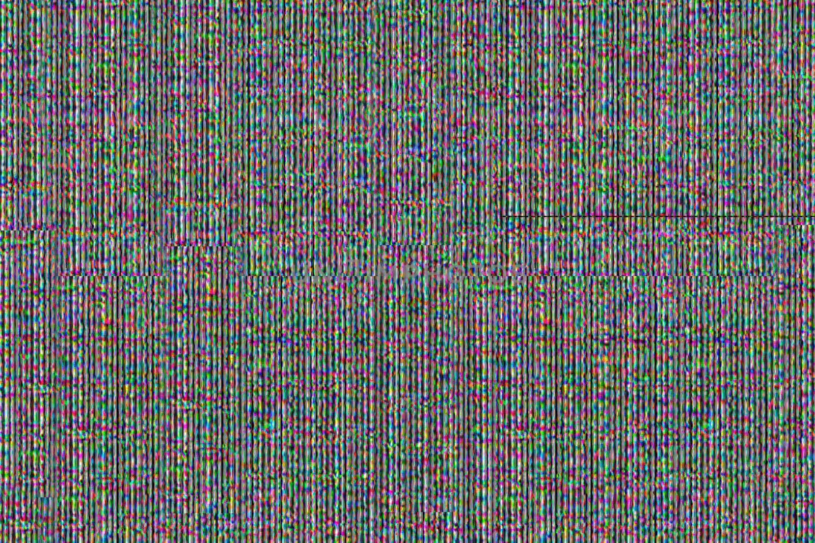 Macro detail of computer text cursor on the screen formed by pixels by Mastak80