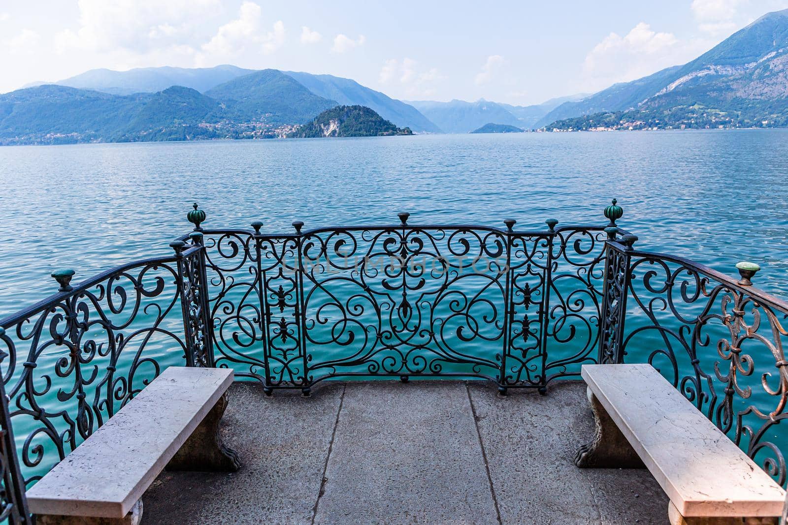 wiew of lake Como, near Bellagio, piedmonte, italy