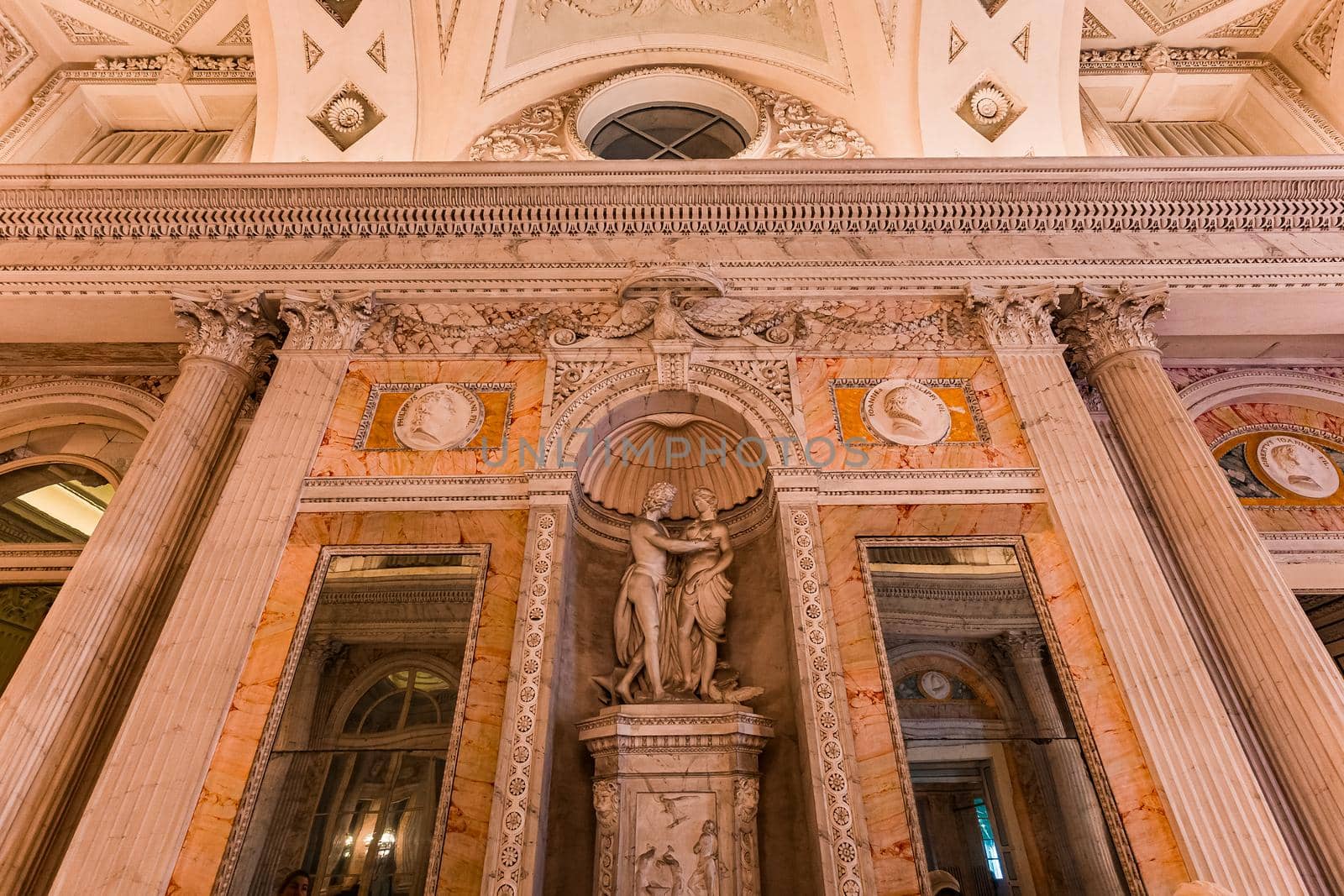 interiors of palazzo Borromeo, lake maggiore, Stresa, italy by photogolfer