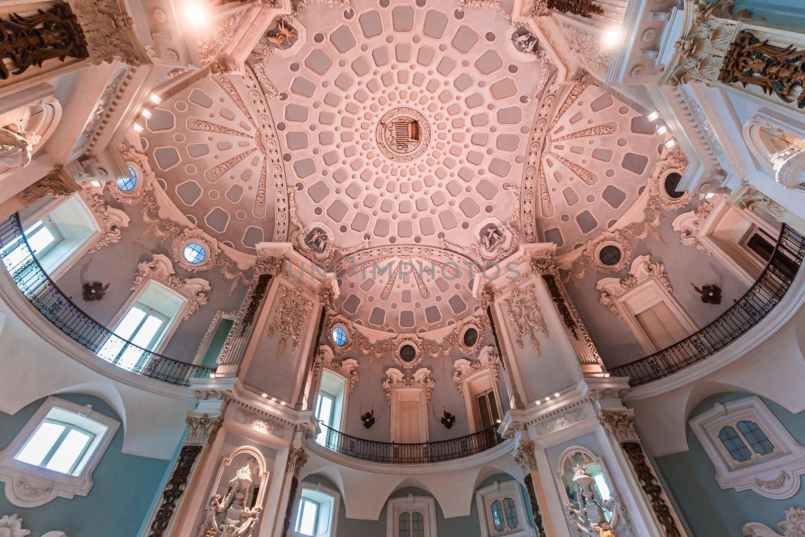 interiors of palazzo Borromeo, lake maggiore, Stresa, italy by photogolfer