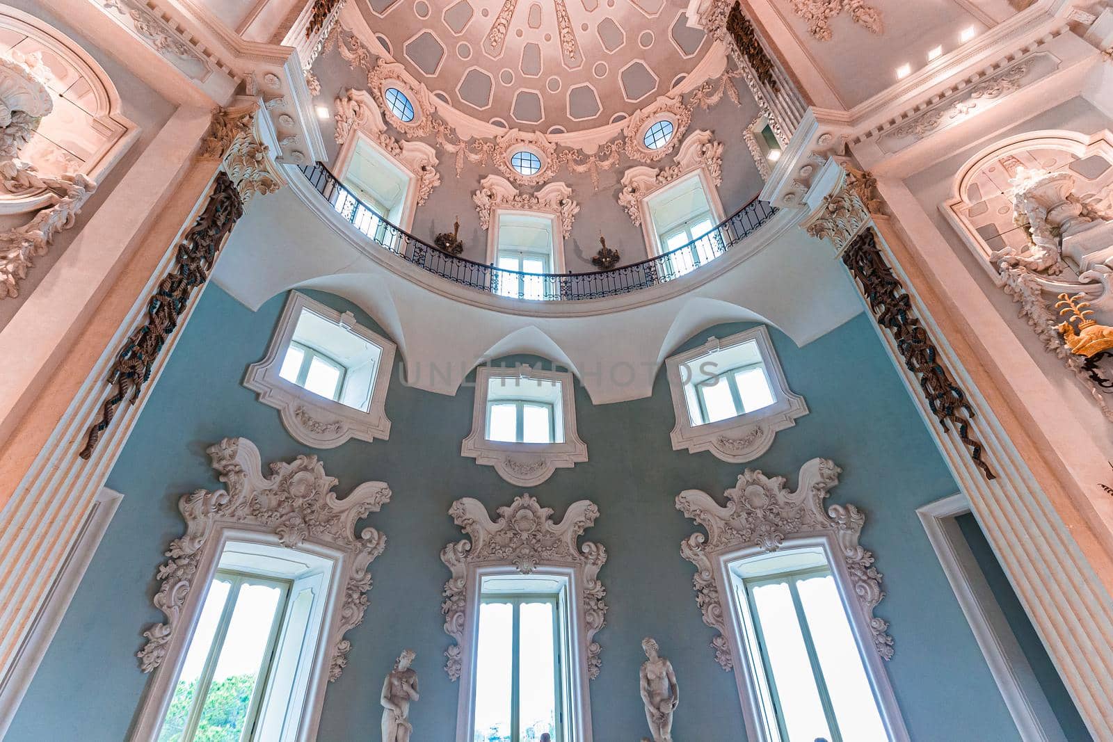 interiors of palazzo Borromeo, lake maggiore, Stresa, italy by photogolfer