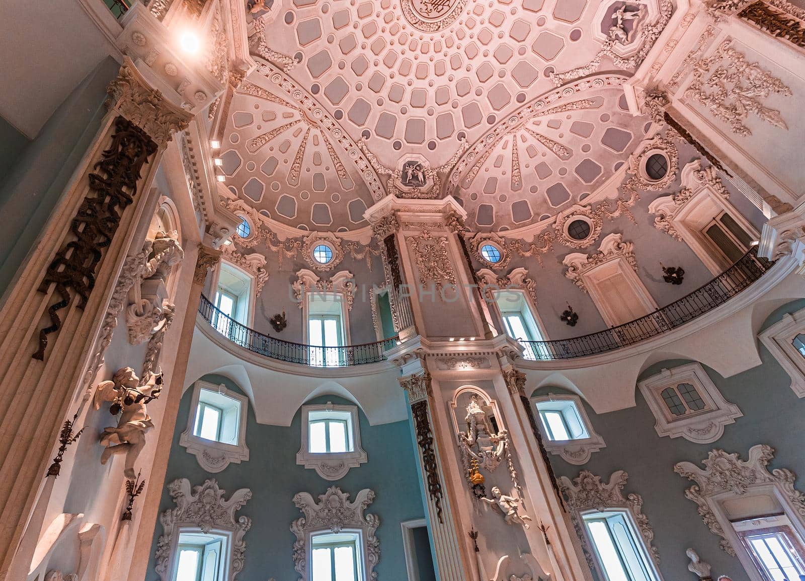 interiors of palazzo Borromeo, lake maggiore, Stresa, italy by photogolfer