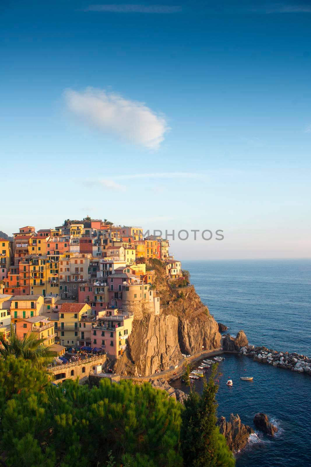 The Cinque Terre, Manarola, a World Heritage Site, Italy