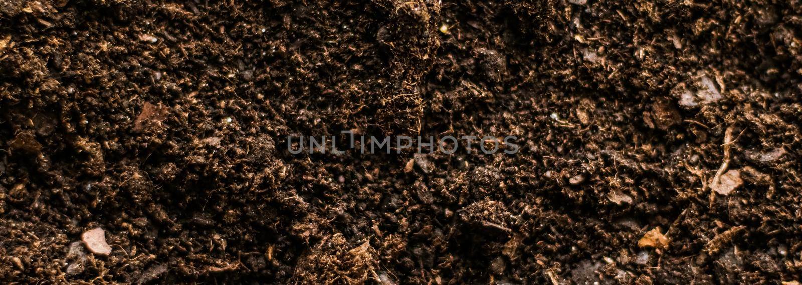 Earth ground texture as background, nature and environment by Anneleven