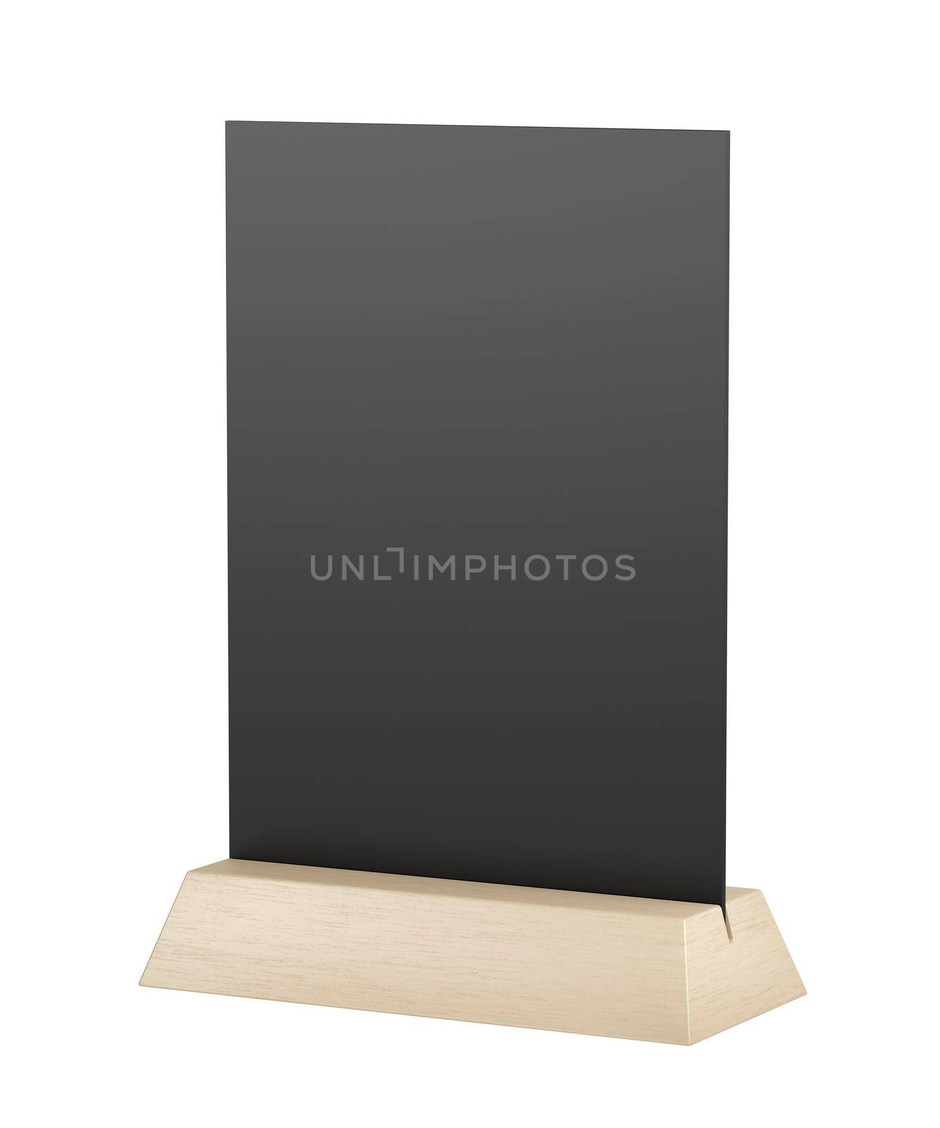 Blank menu for restaurant, bar or cafe isolated on white background