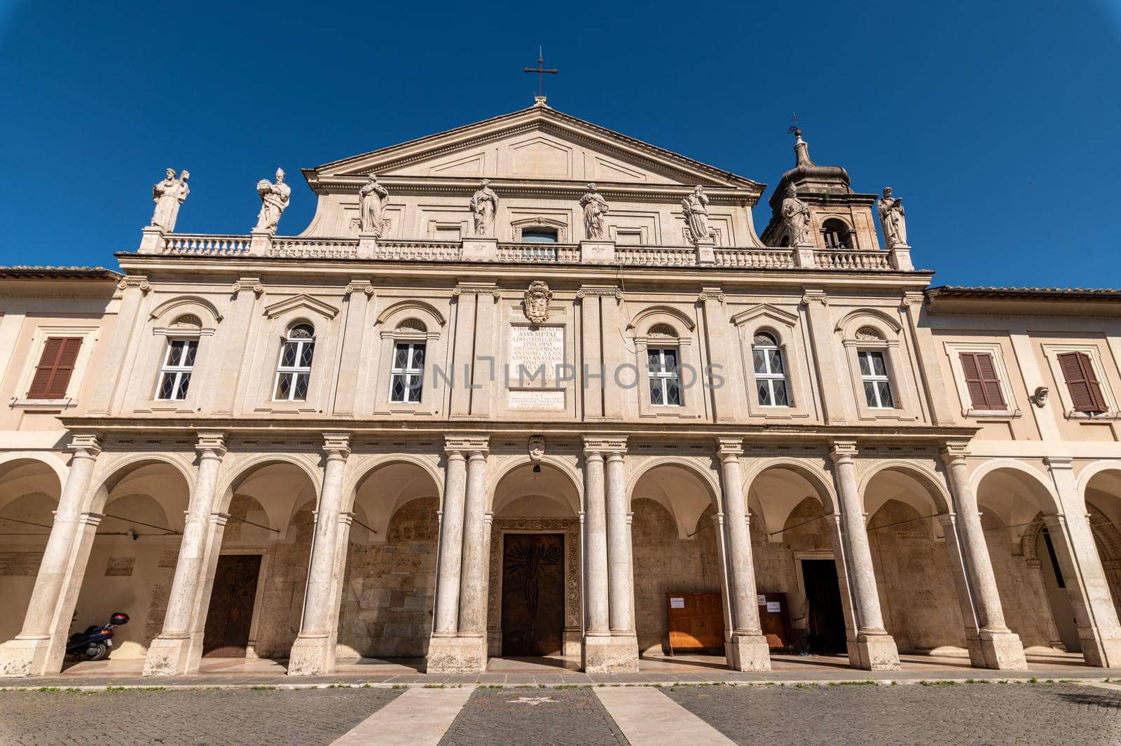 Terni facade of the Duomo church in the historic area