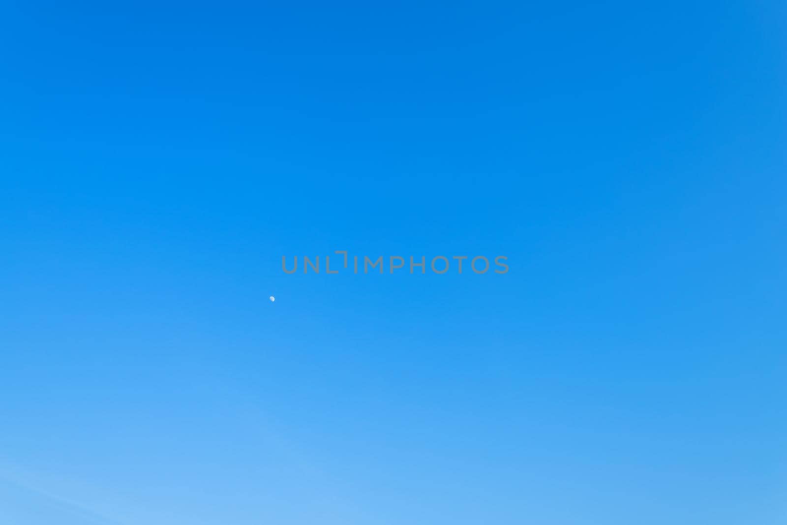 empty blue sky background texture with white clouds.