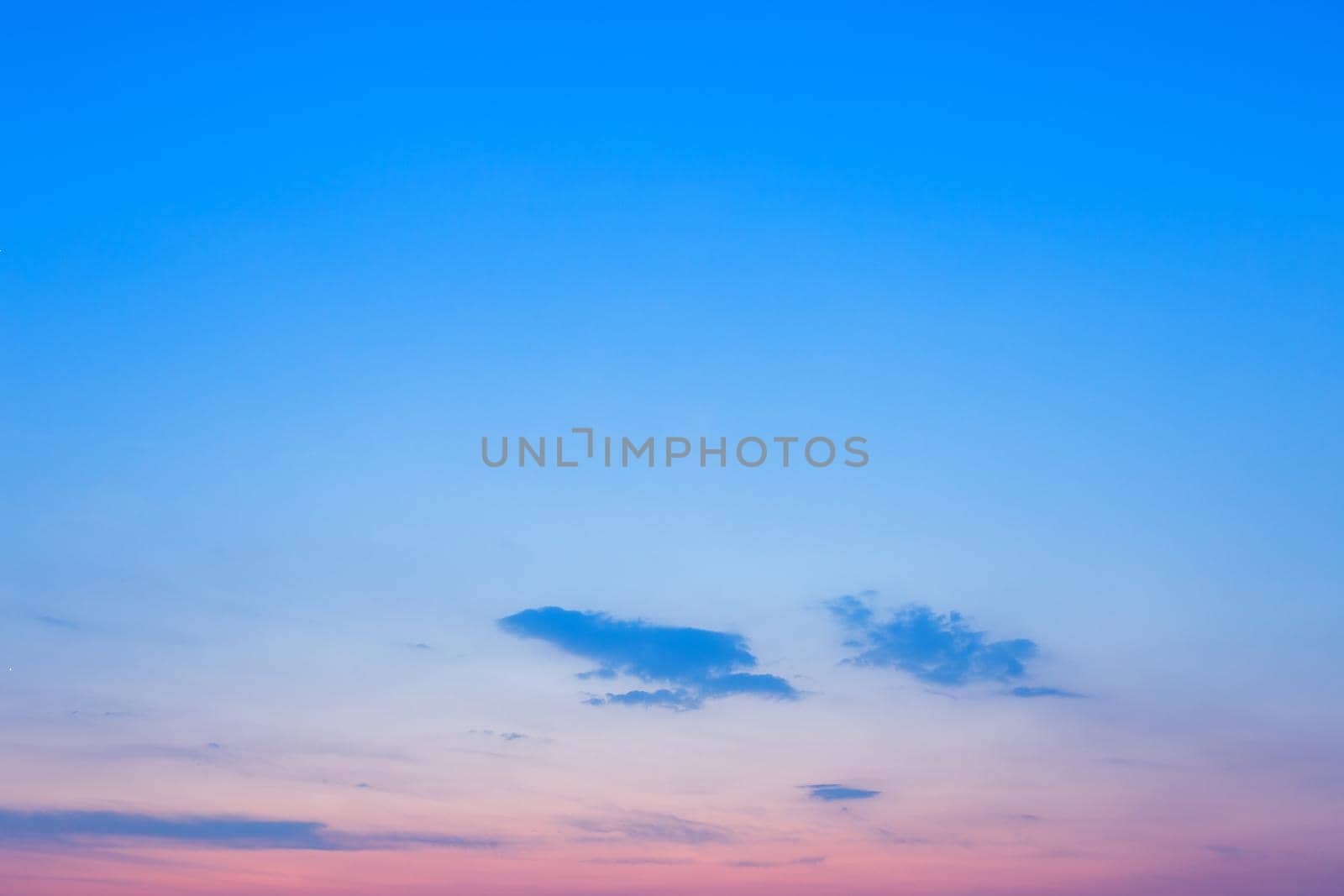 blue dramatic sunset sky texture background.