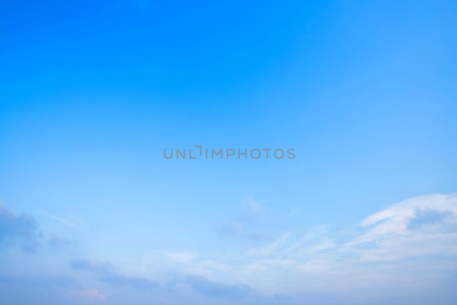 blue sky background texture with white clouds.