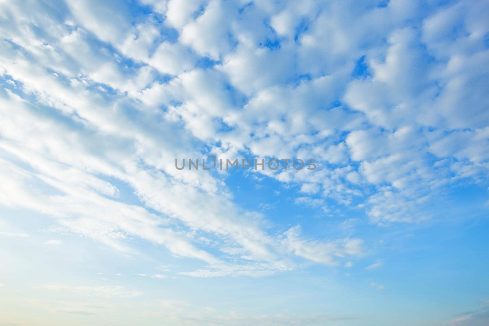 blue sky background texture with white clouds.