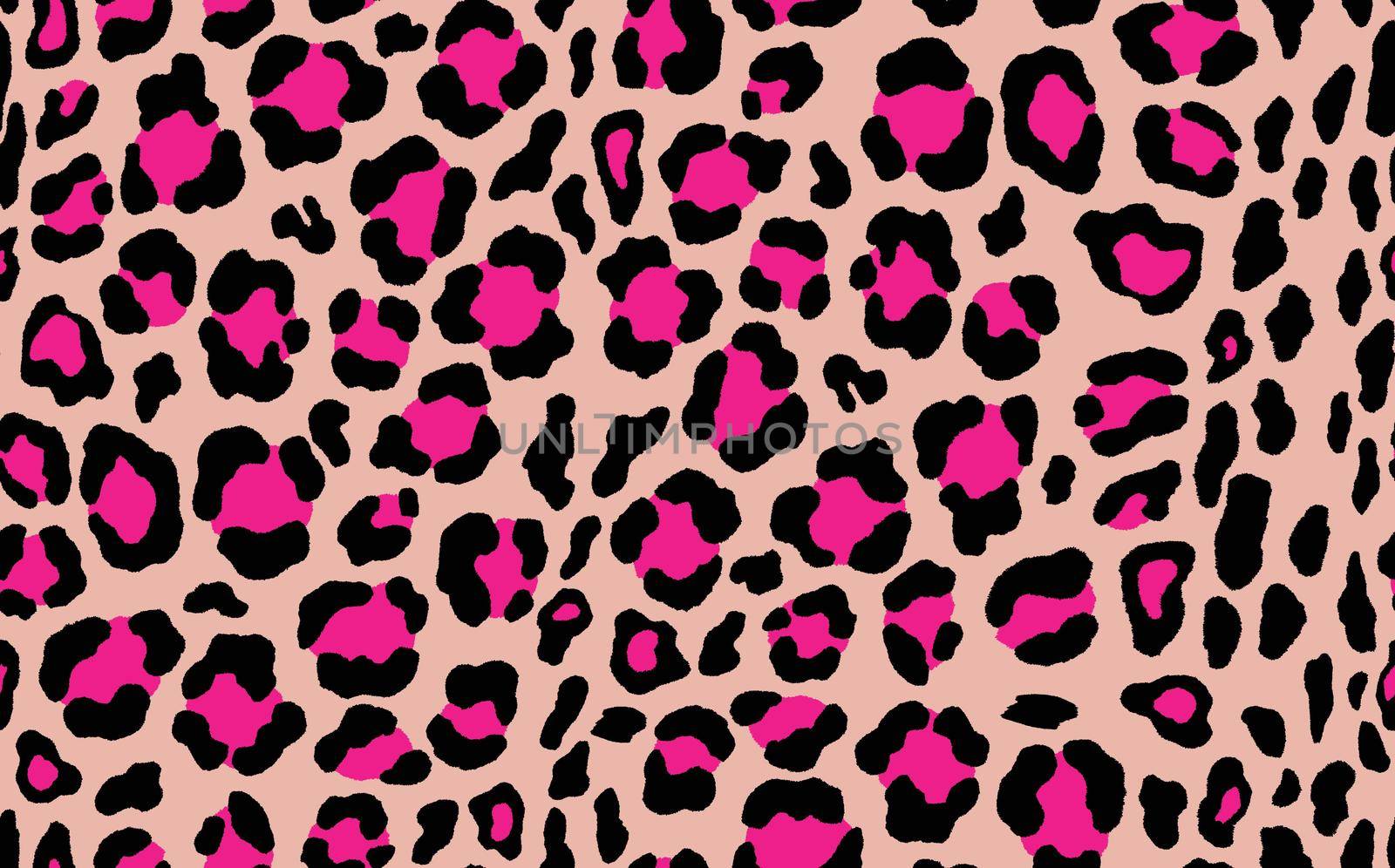 Abstract modern leopard seamless pattern. Animals trendy background. Beige and black decorative vector stock illustration for print, card, postcard, fabric, textile. Modern ornament of stylized skin by allaku